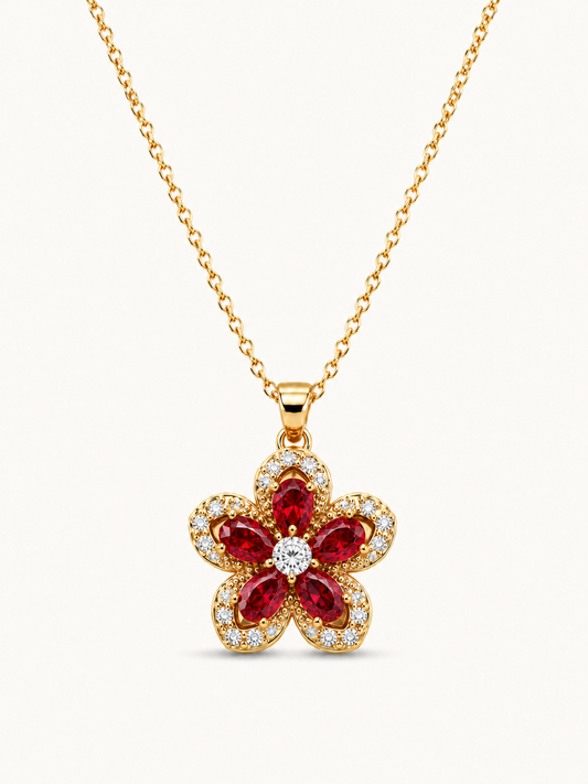 Camelia Collana Antistress - rosso