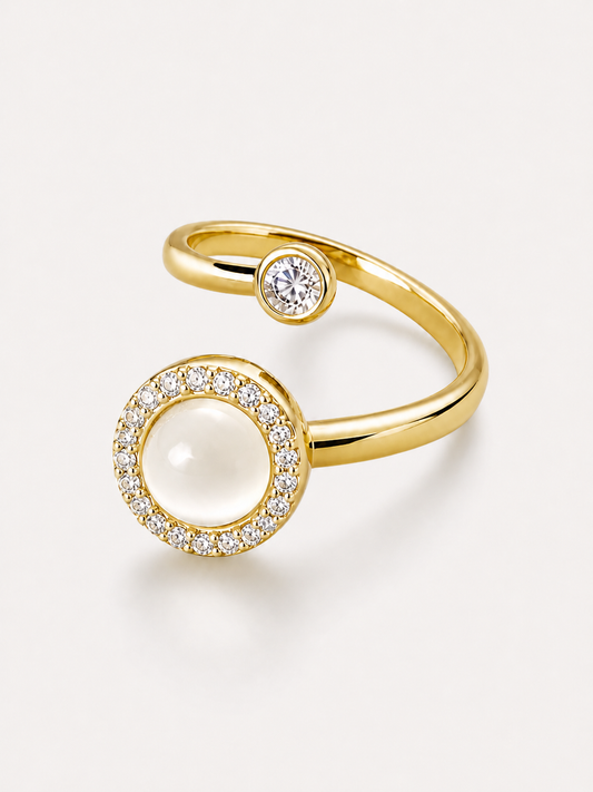 Luna Oro — Anello Antistress Regolabile